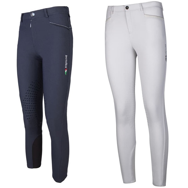 PANTALONE JUNIOR EQUILINE  FERDY Grip 8-9 ANNI Pantaloni Junior 